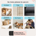 Pro Pet Hair Removal Tool - Multi-Fabric Edge, Carpet Rake