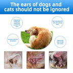 Gentle Pet Ear Wash | Odor-Free Cleaning for Dogs & Cats