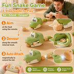 Snake Game, Remote Control Magnetic Snake Game Toy Eating Itself for Kids