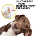 Gentle Pet Ear Wash Solution for Cats & Dogs - Effective Ear Cleaning Drops for Optimal Ear Care