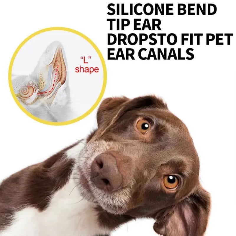 Gentle Pet Ear Wash Solution for Cats & Dogs - Effective Ear Cleaning Drops for Optimal Ear Care
