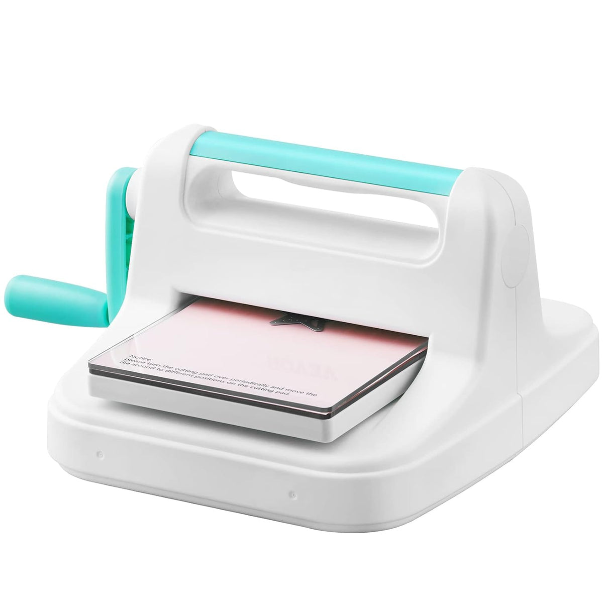 Manual Die Cutting & Embossing Machine, Scrapbooking Machine for Arts & Crafts, and Card Making, Full Kit Included, 6 Inch Opening Portable White Cut Machines