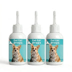 Gentle Pet Ear Wash Solution for Cats & Dogs - Effective Ear Cleaning Drops for Optimal Ear Care