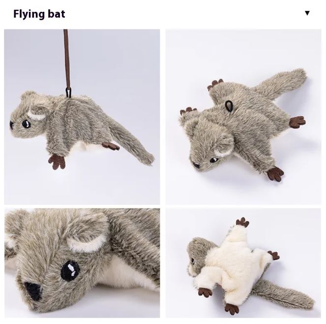 Flapping Bird Cat Toy - Rechargeable Interactive Bird