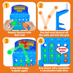 Desktop Puzzle Ejection Toy Two Person Ejection Fun Jumping Ball Mini Handheld Projection