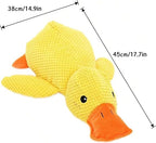 Mellow Duck Calming Dog Toy - Quacking Heartbeat Plush for Anxious Pups