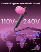 Travel Steamer for Clothes, 110-240V Dual Voltage Portable Steamer