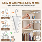 4-Pack V-Shaped Space-Saving Hangers