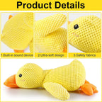 Mellow Duck Calming Dog Toy - Quacking Heartbeat Plush for Anxious Pups