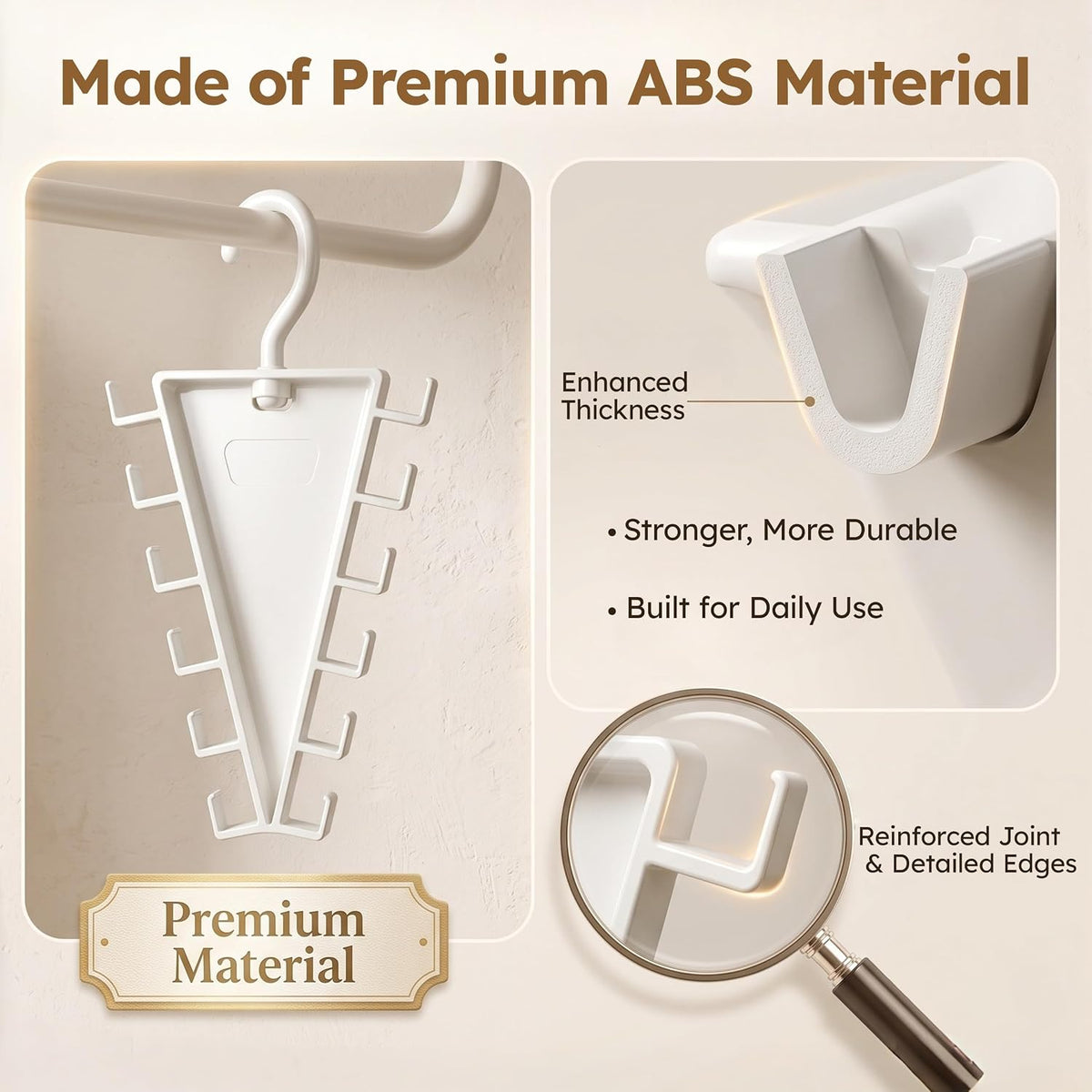 4-Pack V-Shaped Space-Saving Hangers