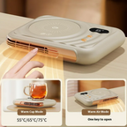 Mini Desk Heater + Mug Warmer 2-in-1