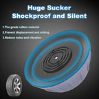 4Pcs anti Vibration Pads for Washing Machine and Dryer Shock and Noise Cancelling Washing Machine Support Prevent Moving Shaking Walking Universal Size