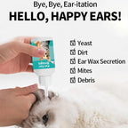 Gentle Pet Ear Wash Solution for Cats & Dogs - Effective Ear Cleaning Drops for Optimal Ear Care