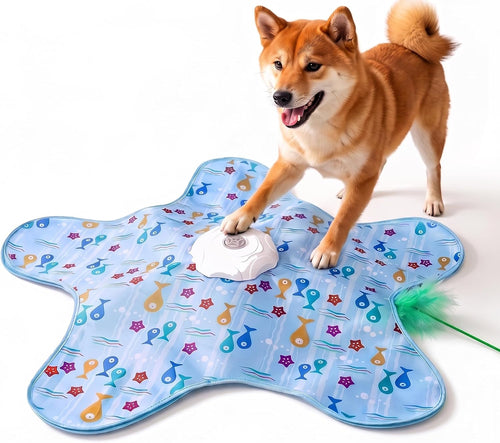 Huntingfun Dog Pro, Automatic Dog Toy, Interactive Motorized Hunting Blanket, Electronic Rotating Wand Cover, Pet Exercise Game for Boredom Relief, Teaser Spinner, Puppy Kitten Catching Toy
