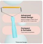 Pro Pet Hair Removal Tool - Multi-Fabric Edge, Carpet Rake