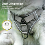Escape-Proof Cat Harness and Leash Set; Adjustable Size. Cat Leash and Collar Made from Comfortable, Breathable Materials with Adjustable Sizing. Reflective Strip, Soft Mesh Vest, Convenient for Safe Leash Walking. Includes a Summer Version; Breathable An