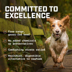 9-12” Peanut Butter Collagen Cheek Rolls (3 Pack) 100% Natural and Extra-Thick - Single-Ingredient - Long-Lasting for Big Dogs and Aggressive Chewers
