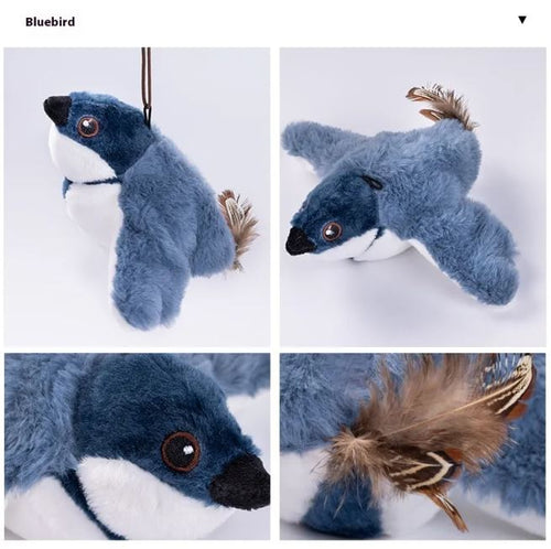 Flapping Bird Cat Toy - Rechargeable Interactive Bird