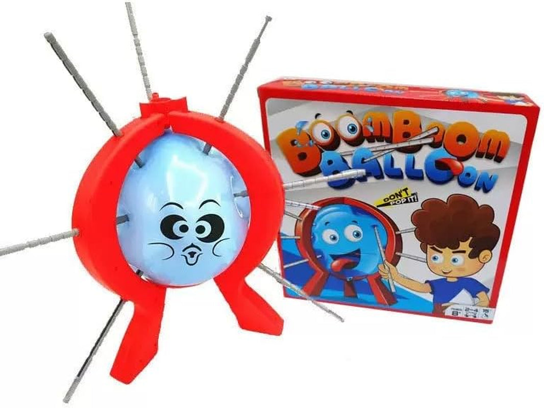 Balloon Blast Party Game Set Entertaining Family Tabletop Game Comes with 10 Balloons 9 Sticks Dice Stand Red Frame Party Supplies Party Supplies