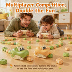 Snake Game, Remote Control Magnetic Snake Game Toy Eating Itself for Kids