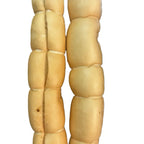 9-12” Peanut Butter Collagen Cheek Rolls (3 Pack) 100% Natural and Extra-Thick - Single-Ingredient - Long-Lasting for Big Dogs and Aggressive Chewers