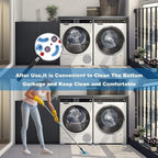 4Pcs anti Vibration Pads for Washing Machine and Dryer Shock and Noise Cancelling Washing Machine Support Prevent Moving Shaking Walking Universal Size