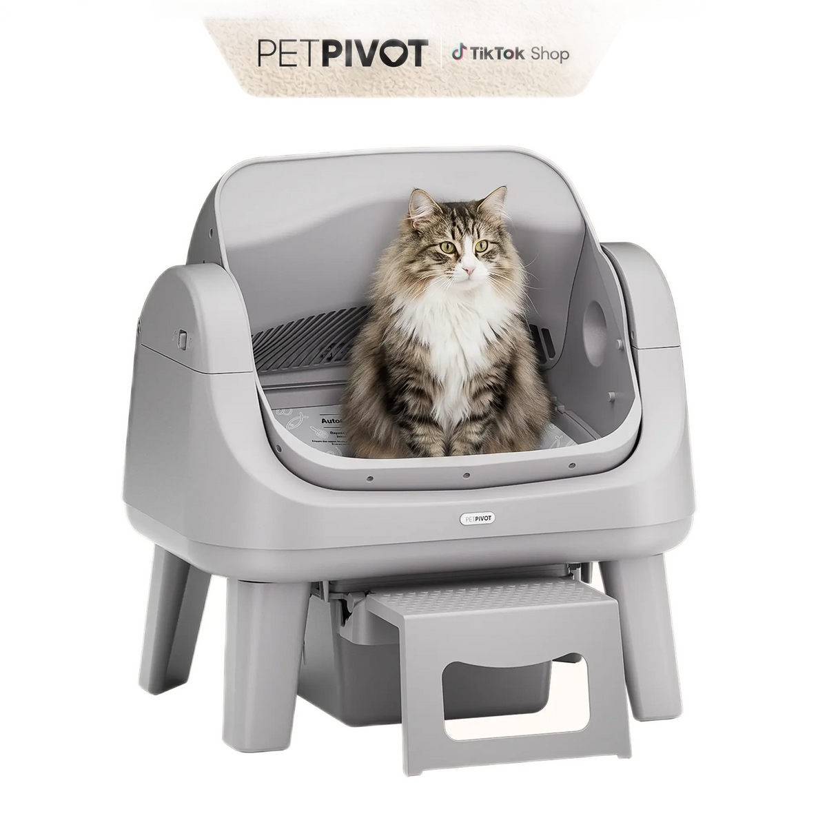 Petpivot AutoScooper 12 Lite Self-Cleaning Cat Litter Box